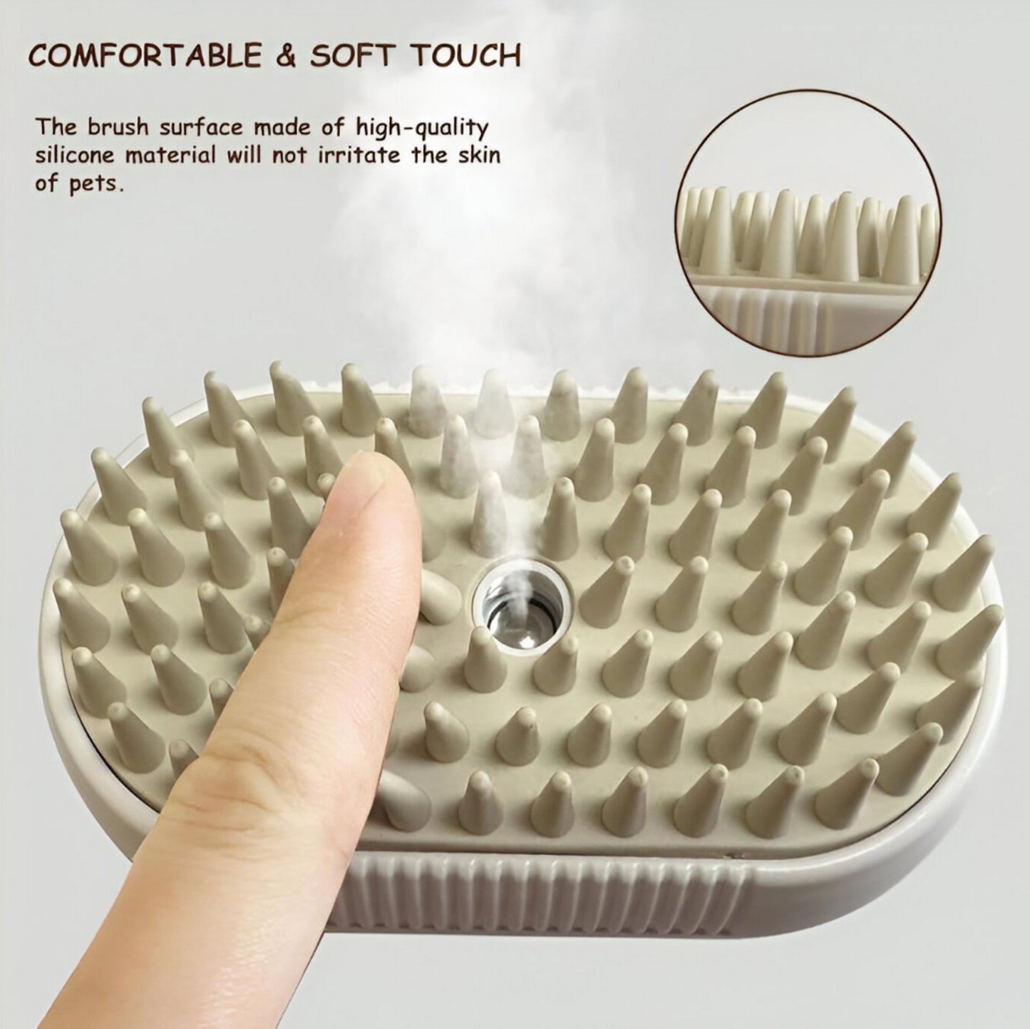 Afero zikoo™ GlideGroom Steam Brush